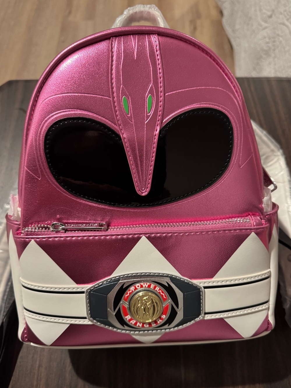 Loungefly Pink Power Ranger Mini Backpack